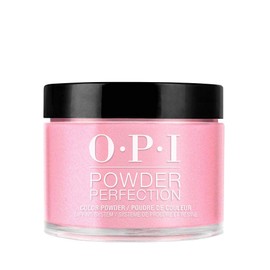 OPI Powder Perfection Strawberry Margarita | Opaque Bright Pink Crème Nail Dipping Powder | Acrylic Alternative