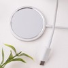 FOREVER Wireless Charger, Inductive Charger, 15 W, Round, Thin, Discreet,