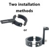 Pack of 2 Mounting Brackets for Motorcycle Headlights, 38-60 mm