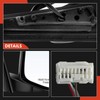 A-Premium Passenger Side Power Door Mirror - Compatible with Honda