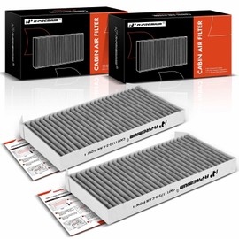 A-Premium - Filtro de aire de cabina de 2 piezas con carbón activado compatible con Nissan Quest 2004 2005 2006 2007 2008 2009, 3.5L, reemplazo# 272995Z000, 922020104