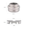 Lixada Mini Titanium Liquid Alcohol Burner Ultralight Titanium Camping Stove