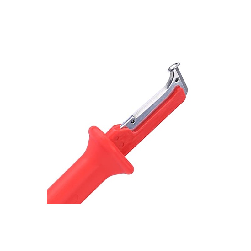 Cuchillo Pelacables Eléctrico de Seguridad, Aislamiento Rojo