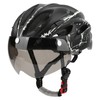 Magnetic Suction Protective Helmet with Goggles/Light for Mountain Bike Road