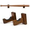 Shiwaki Baseball Bat Rack, Brown Wooden Shelf, Hanging Baseball Bat