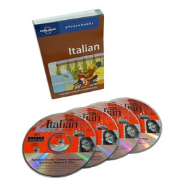 Topics Entertainment Learn to Speak Italian Language Set - Includes 2000 Word 2-Way Phrasebook and 4 Audio CDs