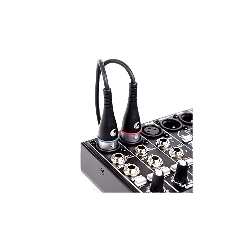 D'Addario Accessories Custom Series Cable de audio de 3,5 mm