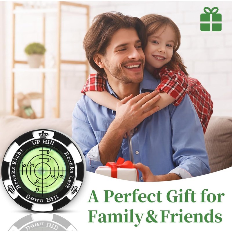 Golf Green Reader, Golf Ball Marker with High Precision Horizontal