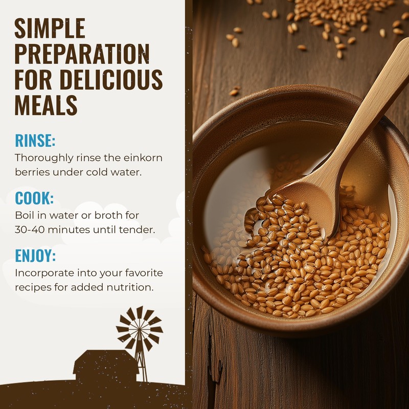 Grand Teton Ancient Grains - 100% Organic Einkorn Berries, Premium