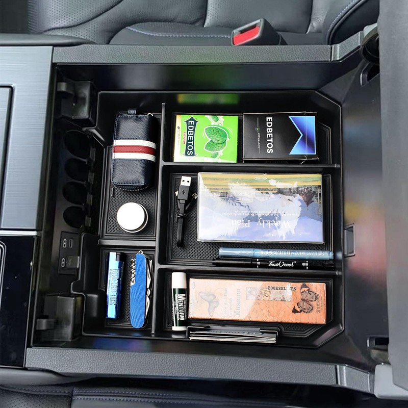 EDBETOS 2PCS/Set Center Console Organizer Compatible with 2022 2023 2024