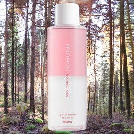 APIEU Waterproof Remover for Sensitive Skin Large Capacity Mineral Lip and Eye Remover Sweet Rose 1 piece 250ml / 어퓨 민감성 피부용 워터프루프 리무버 대용량 미네랄 립 앤 아이 리무버 스윗로즈 1개 250ml