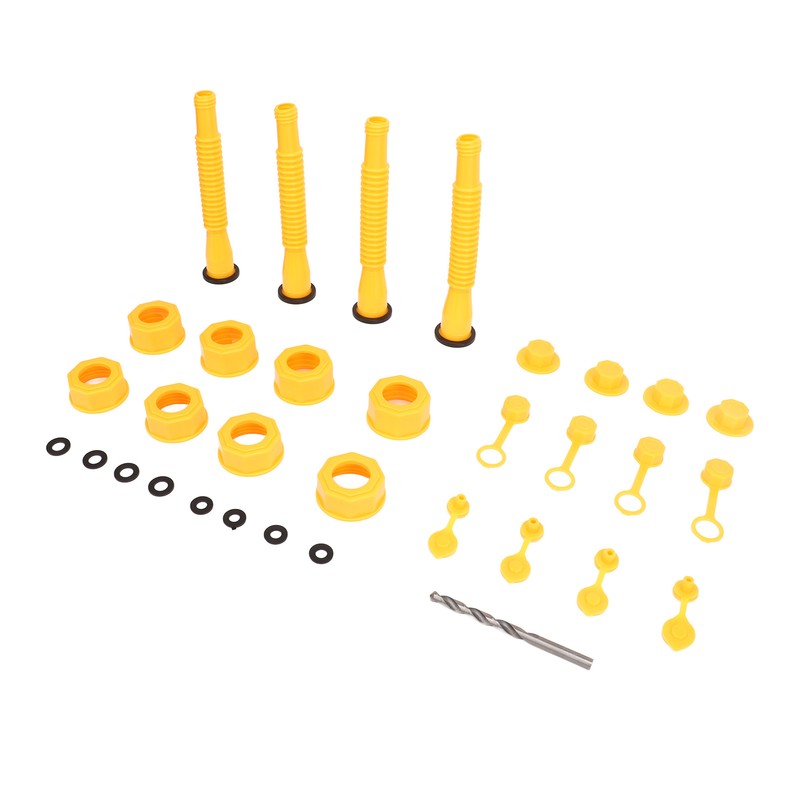 Gas Can Spout Replacement Kit 8mm Drill Bit Anti Overflow