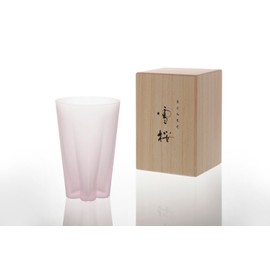 ヒャクパーセント(100%) さくらさく雪桜 タンブラー 桜色