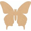 Butterfly Wooden MDF 22" Shape, Unfinished Blank Craft MDF 1/8"