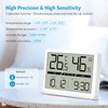 Brifit Indoor Thermometer Hygrometer Digital Thermo-Hygrometer with Large LCD Screen