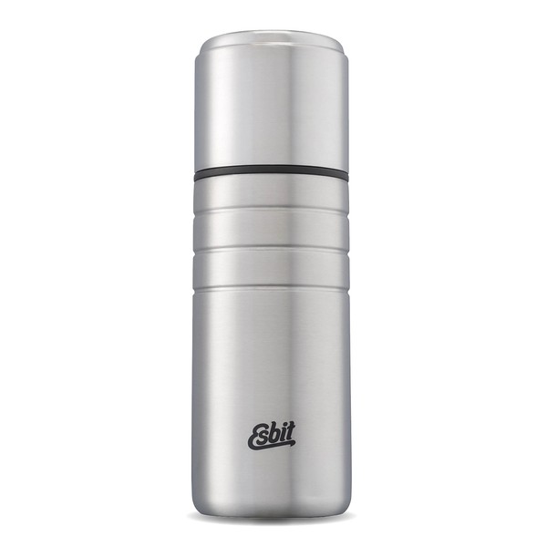 Esbit ESVF500TLS Majoris Vacuum Flask, Outdoor, Camping, Heat and Cold Retention, Silver, 16.9 fl oz (500 ml)