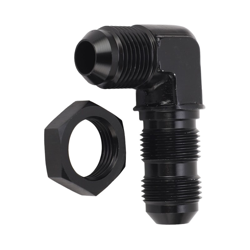 90 Degree 8 AN Flare Bulkhead Adapter Reusable Flare Hose