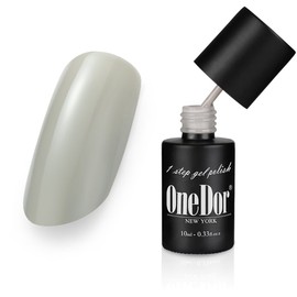 Onedor® One Step Gel Polish UV Led Cured Required Soak Off Nail Polish No Base or Top Coat Nail Need (44-Cloud)