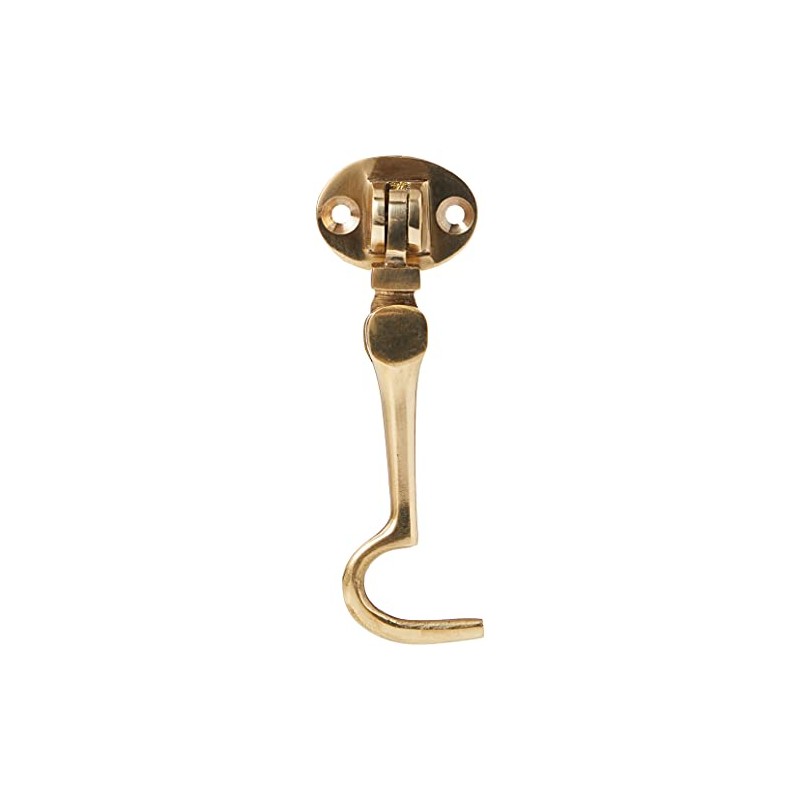 Bulk Hardware BH05742 Silent Cabin Door Hook And Eye, 75mm