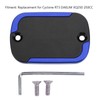 Front Brake Pump Fluid Reservoir Cover Cap Replacement for Cyclone