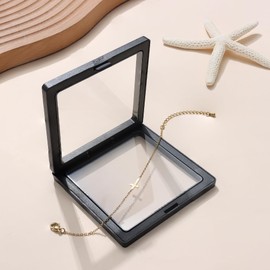 Sanfenly Gold Bracelet for Women Non Tarnish Dainty 14K Gold Plated Thin Stainless Steel Cute Cross Bracelet Trendy Adjustable Simple Link Chain Bracelet Waterproof