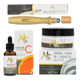 Kit Rejuvenecedor, Serum, Crema, Antiarrugas 3pzs. Mc Life                                                                                            