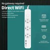 Smart Power Strip 3 Outlets 2 USB Ports 1 Type