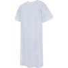 EASY CARE SOLUTIONS | Unisex PATIENT GOWN Blue/Green Diamond Print