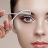 Eyebrow Trimming Scissors with Comb, Brow Master Stainless Steel Trimmer,
