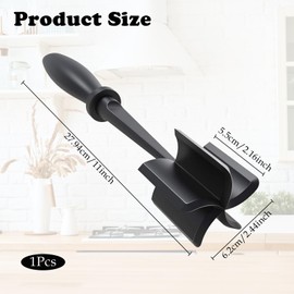 ZSRVAJ Meat Chopper, Mince Masher, Meat Masher, Mince Meat Masher Non Stick Mix Potato Masher for Home Kitchen Hamburger Meat Beef Potato Fruit for Home Kitchen Meat Utensil Cookware