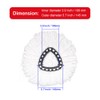 4Pcs Spin Mop Head Refills + 1 Mop Holder for