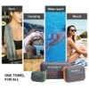 4Monster Camping Towels Super Absorbent, Fast Drying Microfiber Travel Towel,