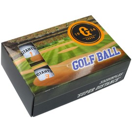 LEZAX Yomiuri Giants Golf Balls, Pack of 6, White YGBA-4770