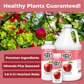 Apple Tree Fertilizer for All Apple, Pear, Nut and Fruit Trees, Liquid Plant Food, 1 Gallon (128 oz)
