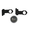 105934-034 Platen Roller with Bearings and Gear Compatible for Zebra
