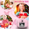 Funducts Instant Print Camera for Kids, 2.4in Screen 1080P HD