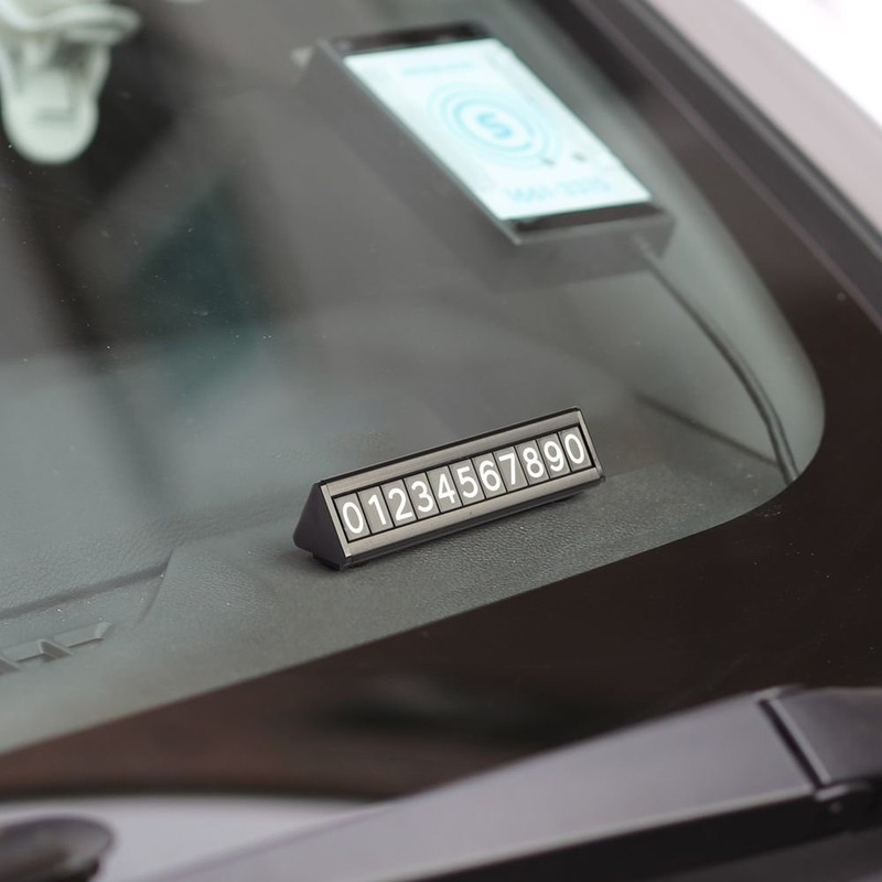 Car parking number dual secret parking notice board parking notice