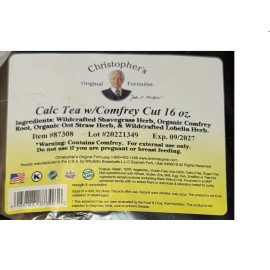 Christopher's Original Formulas Dr. Christopher’s Calc Tea w/ Comfrey – Herbal Tea Supplement 16 oz |NEW!