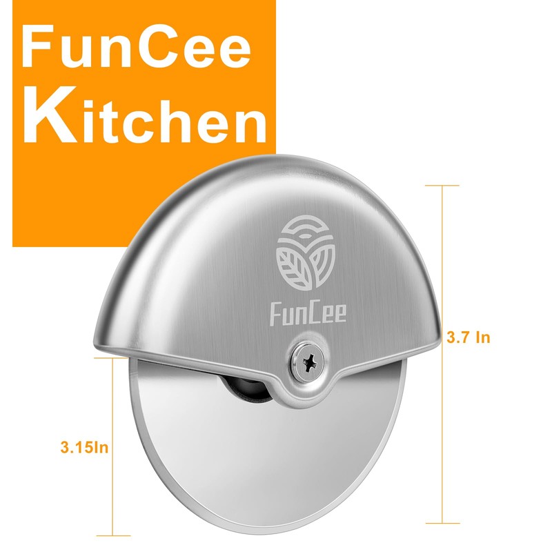 Premium Pizza Cutter Wheel with Sharp Blade For Cutting Through
