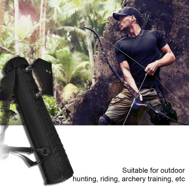 Multifunctional Outdoor Hunting Archery Arrow Holder Hanging Bag Shooting Riding