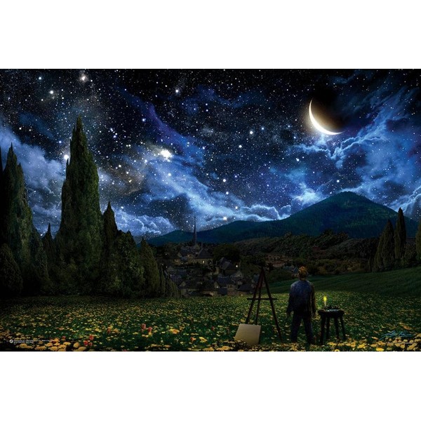 Poster Starry Night 36 x 24in