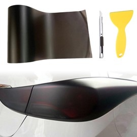 Rückleuchten Nebelscheinwerfer Aufkleber, Auto Scheinwerfer Folie, Rückleuchten Folie Aufkleber, Scheinwerfer Folie Rot, Scheinwerfer Tönungsfolie, Selbstklebende Auto-Tönung