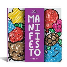 Coloring Book for Babies and Toddlers, Manifiesto Baby, Big Cartoons for Hours of Relaxation and Fun (English)