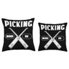 Picking Mode On. Lock Picking. Locksmith Throw Pillow