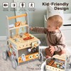 labebe Wooden Baby Walker, Baby Push Walker, Tool Toy for
