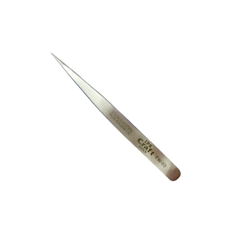 IPS Ultra Precision Tweezers Straight 4.7 inches (120 mm) TW-03