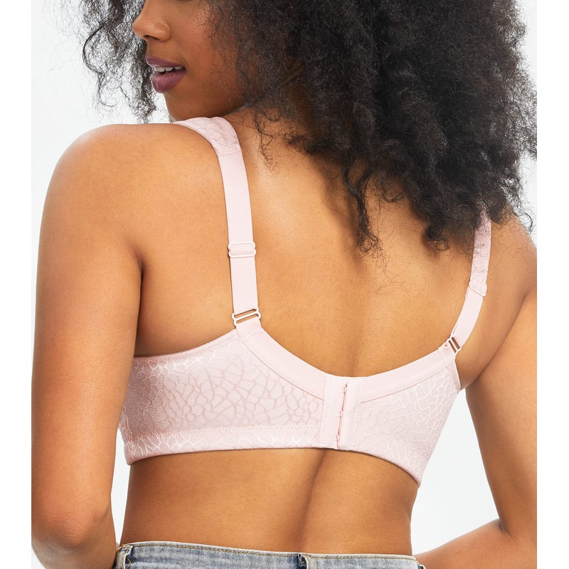 HACI Women's Full Coverage Minimizer Bra Non Padded Wirefree Full