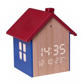 TFA Dostmann 60.2046.06 Children's Digital Alarm Clock with Night Light Function, Ideal for Hallways, Entrance Areas, Children's Room, Invisible Display, Colourful