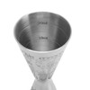 Cocktail Messbecher, 30ml 45ml Edelstahl Doppelbecher Exquisite Gravur Bartender Jigger