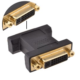 kenable DVI-I Dual Link 29 Pin Female - Female Coupler Adapter